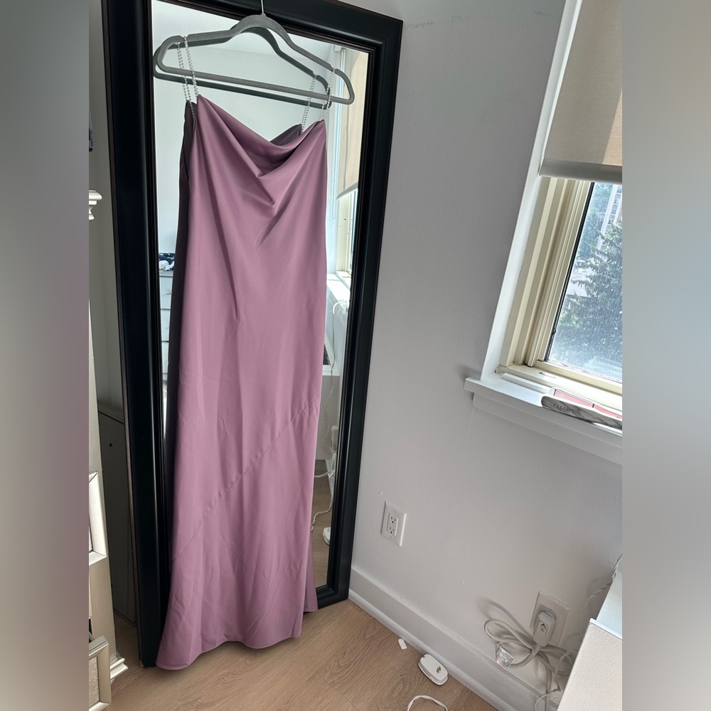 Aidan Mattox  Cowl Neck Gown